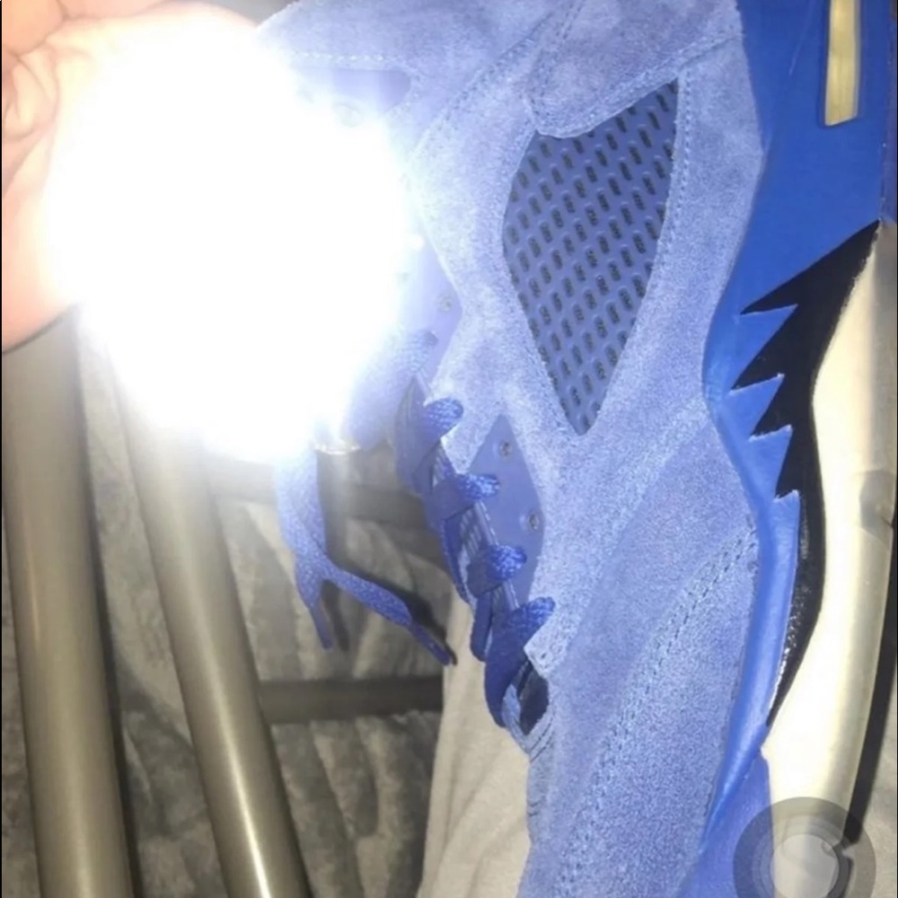 Jordan 5 blue suede size 11
